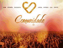 Tablet Screenshot of comunidadedenilopolis.com.br